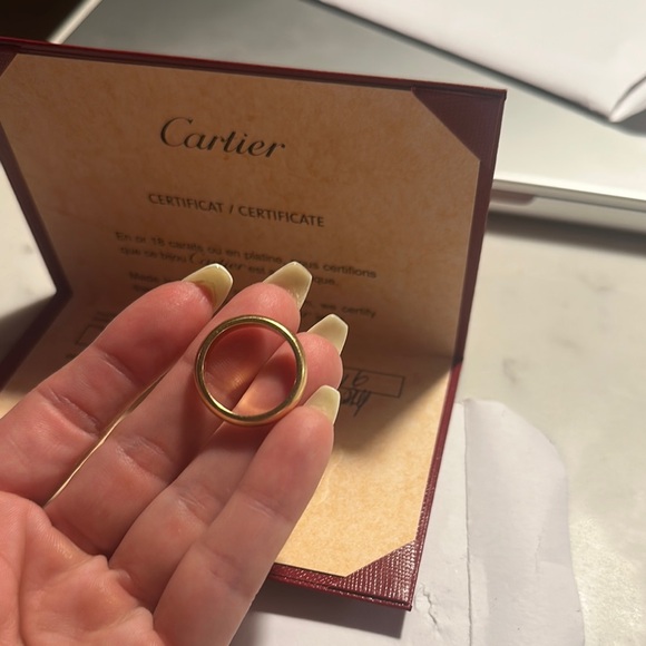 Cartier Gold Ring Iconic Design - Picture 1 of 4